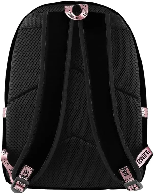 Alan Becker Backpack Merch Women Men Multipurpose Bag Three Piece Travel Backpack Casual Daypack (Black-Backpack)