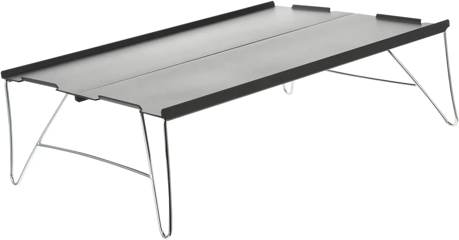 Aluminum Alloy Camping Table Collapsible Desk for Outdoor Use Easy Assembly