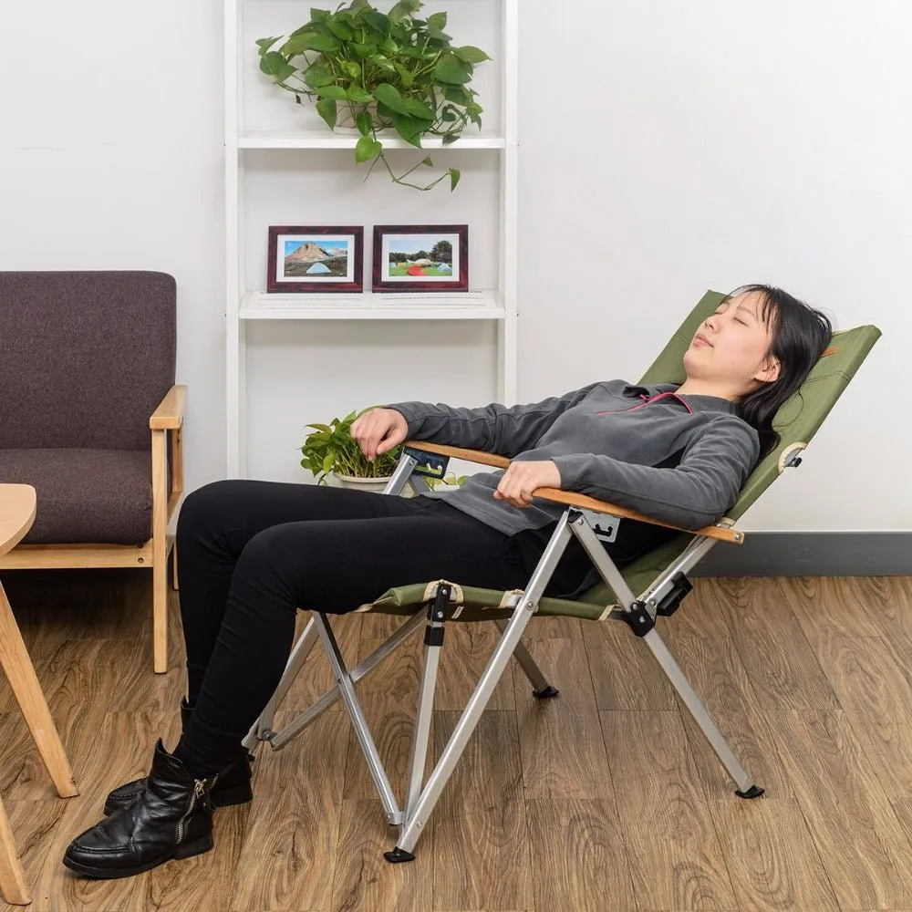 Aluminum alloy folding lying chair