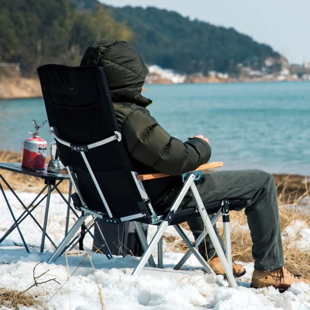 Aluminum alloy folding lying chair