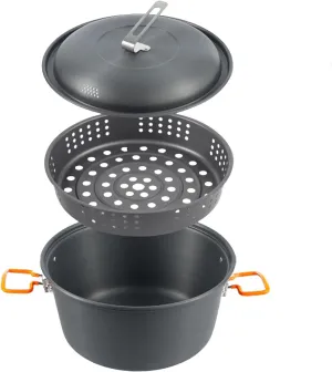 Aluminum Outdoor Camping Pots 4.50L Large Capacity Multifunctional Cooking Pots Cookware For Picnics, Self Driving Tours
