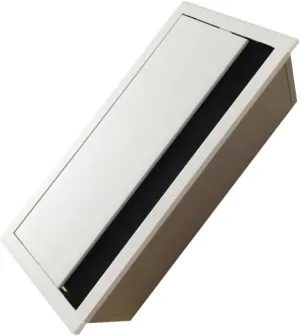 Angoily Buffer Aluminum Wire Cord Line Plug Line Box Office Desk Cable Storage Box Wire Harness Storage Box