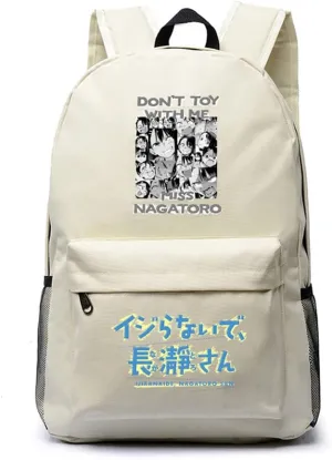 Anime Don't Toy With Me Miss Nagatoro Ijiranaide Nagatoro San Backpack Cosplay Backpack (2)