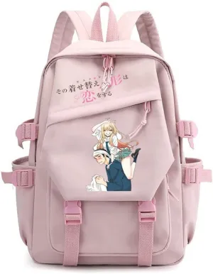 Anime My Dress Up Darling Marin Kitagawa dokidoki Backpack Cosplay Kawaii Backpack For Teens (13)