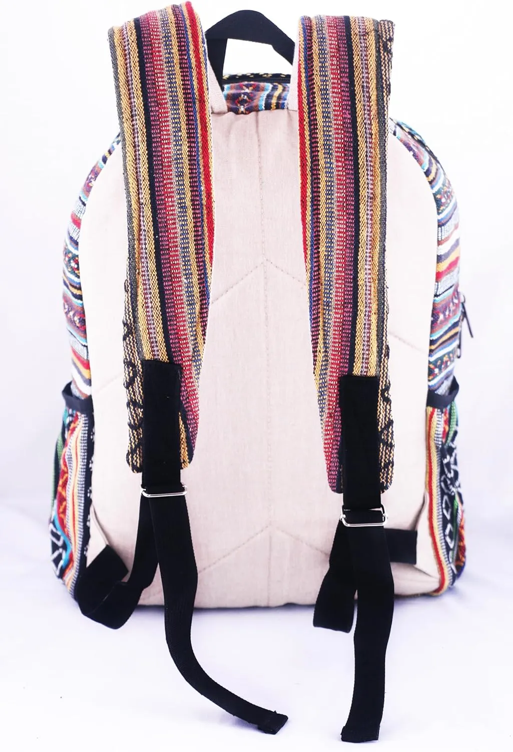 Anitya Hemp Backpack, Multi-Functional Pockets, Eco-Friendly, Unisex, Hiking Daypack, Durable Rucksack (AHLB04)