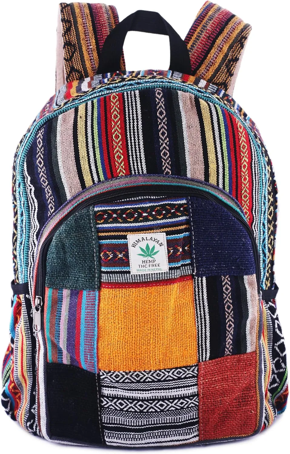 Anitya Hemp Backpack, Multi-Functional Pockets, Eco-Friendly, Unisex, Hiking Daypack, Durable Rucksack (AHLB04)
