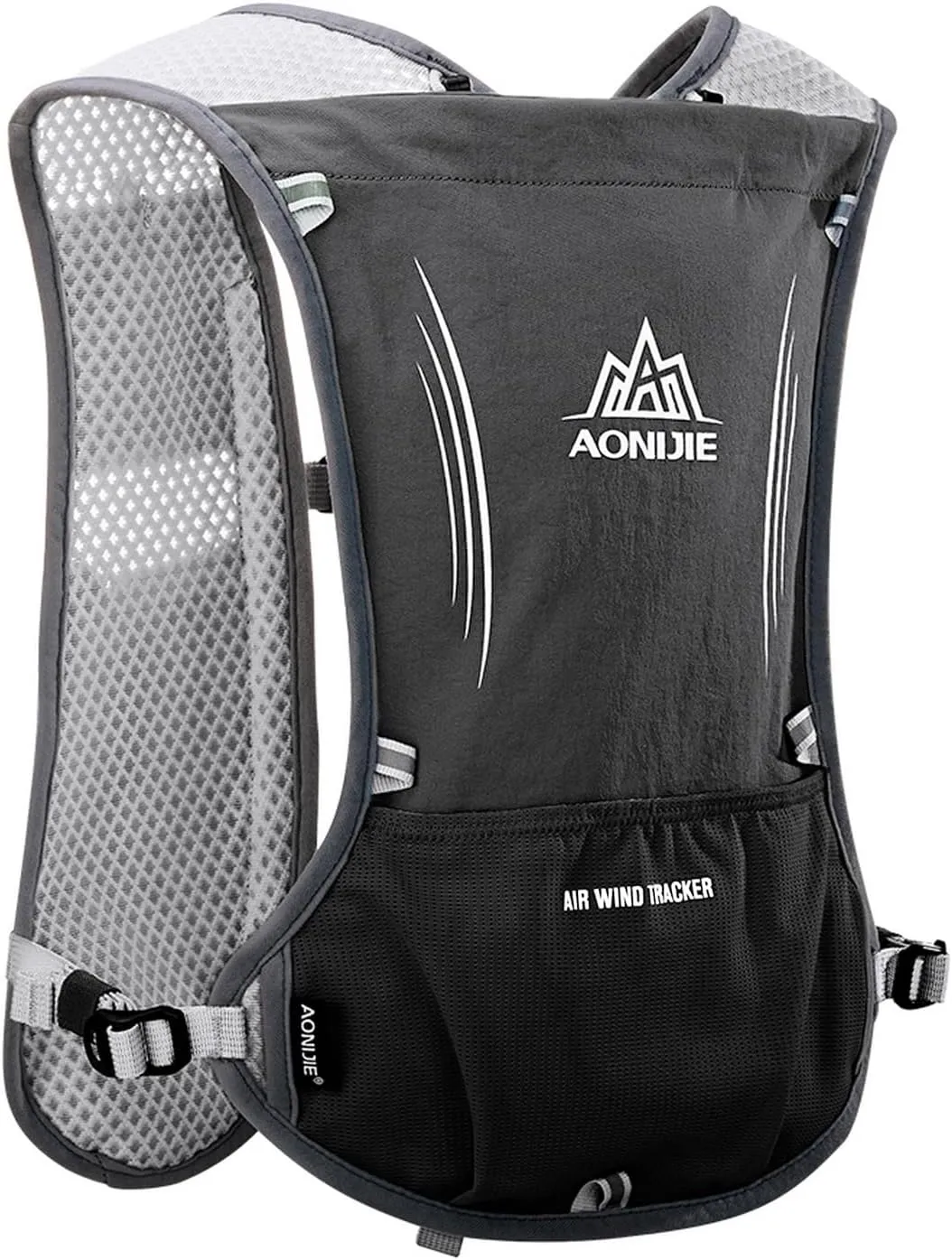 AONIJIE Hydration Backpack Running Vest, 5L Capacity, Multi-Pocket Design, Breathable and Lightweight, Pack for Outdoor Sports - Running, Cycling, Climbing and Hiking