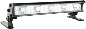 Apex RC Products 5 LED 89mm Aluminum Light Bar Compatible with The LaTrax SST, Traxxas 1/16 Slash, Stampede/4x4/Nitro, Nitro Sport, E-Revo, ECX 1/18 Torment & More #9042