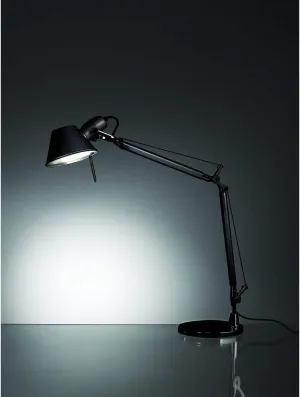 Artemide Tolomeo Table Lamp | with Base - Micro - Black