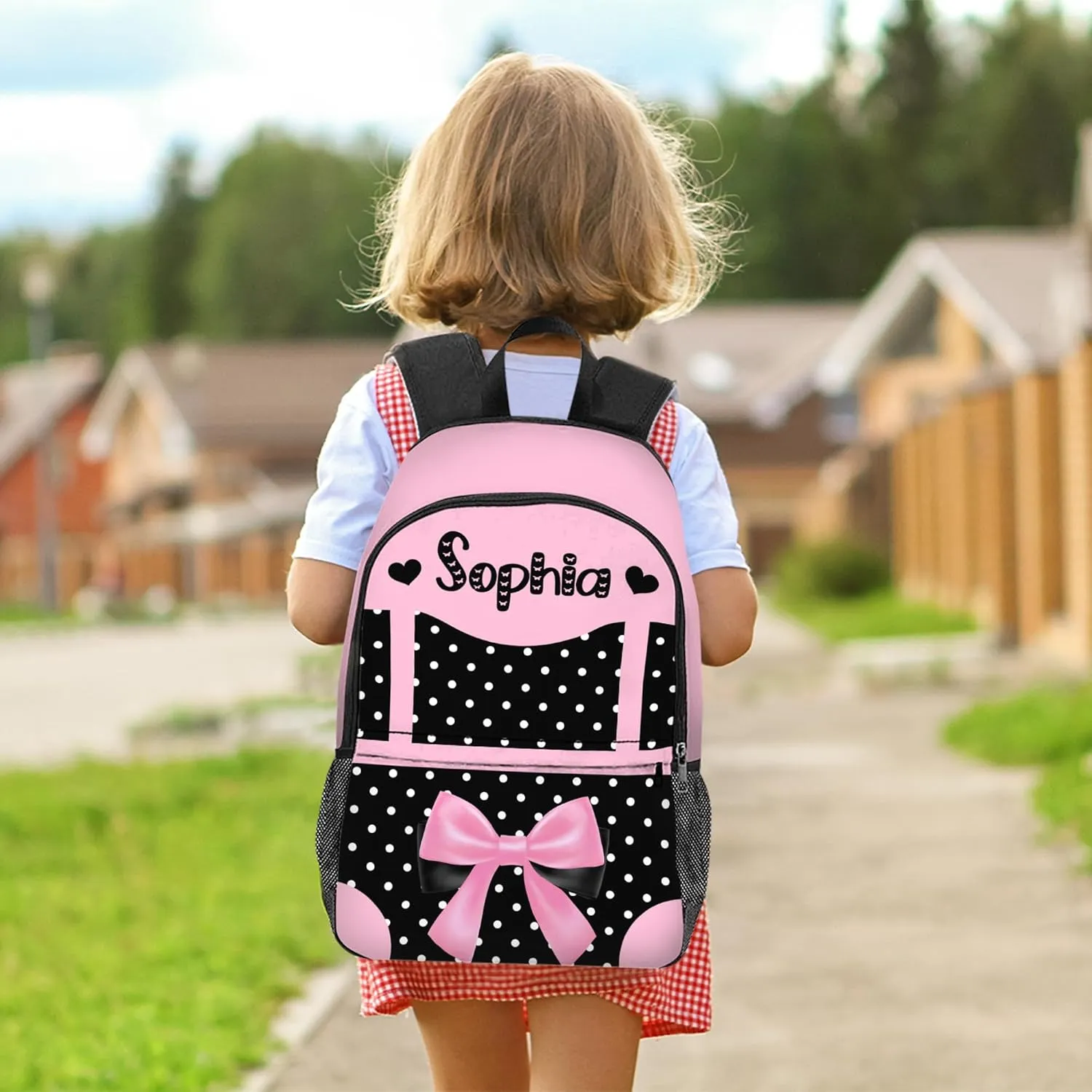 Artsadd Custom Kids Backpack Personalized Name Bookbags School Bag for Boys&Girls Preschool Elementary Kindergarten Backpack(A-design 01)