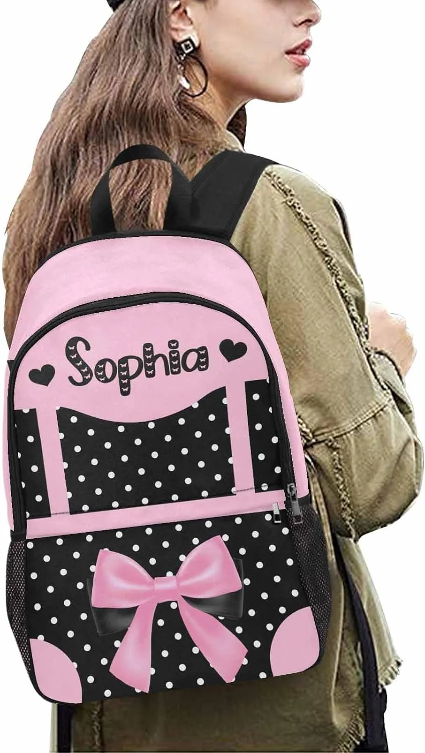 Artsadd Custom Kids Backpack Personalized Name Bookbags School Bag for Boys&Girls Preschool Elementary Kindergarten Backpack(A-design 01)