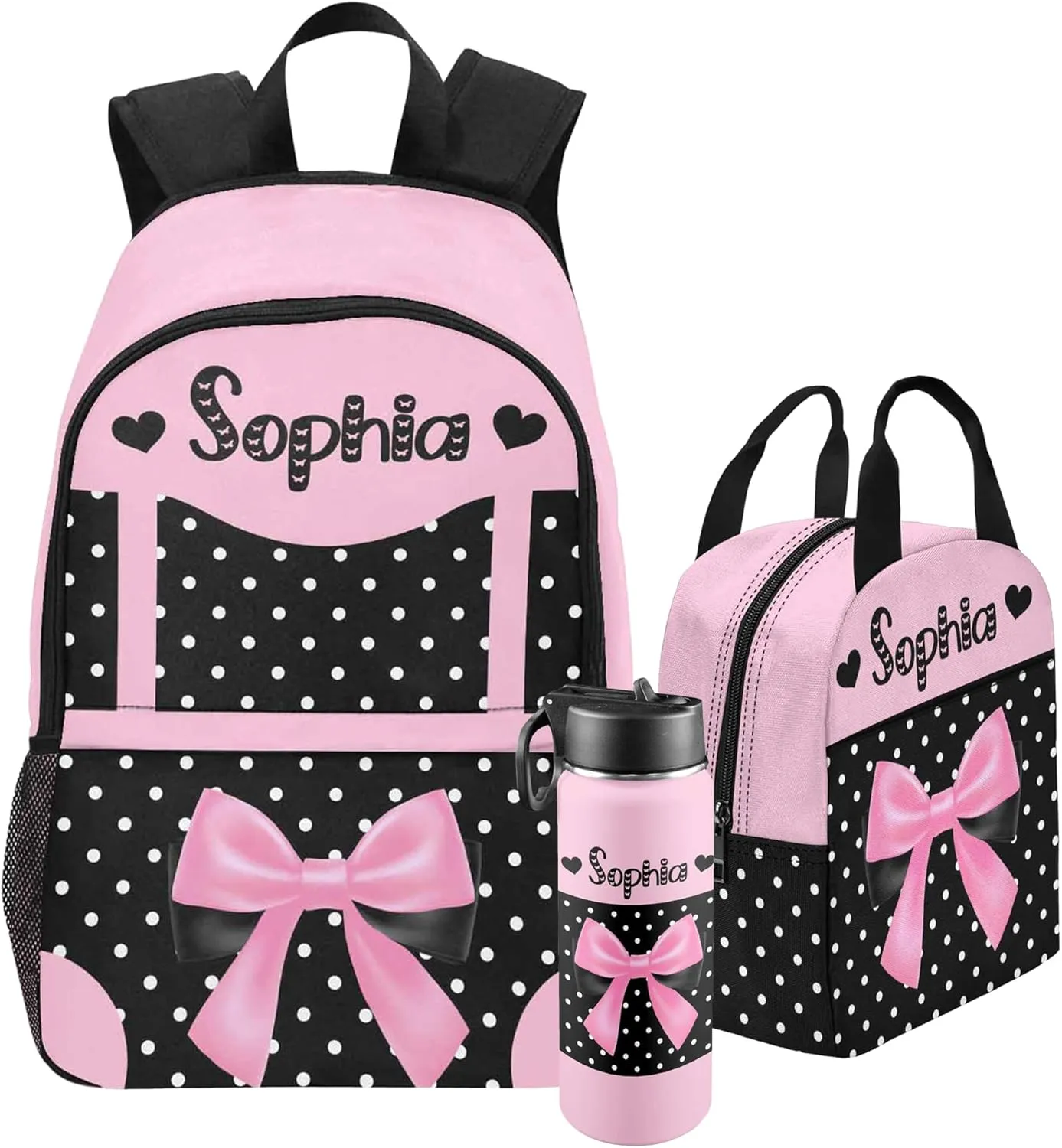 Artsadd Custom Kids Backpack Personalized Name Bookbags School Bag for Boys&Girls Preschool Elementary Kindergarten Backpack(A-design 01)