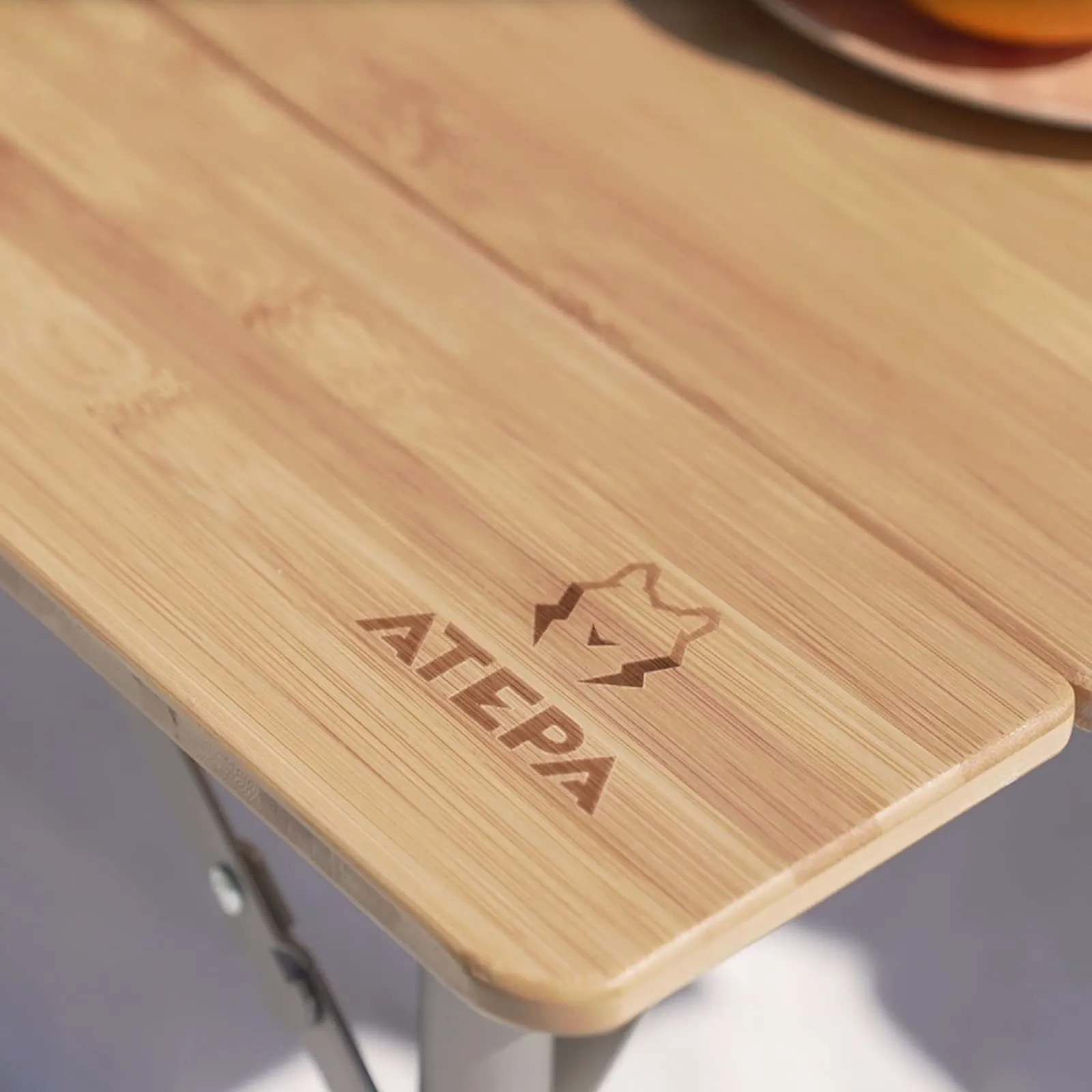 ATEPA BAMBOO Small Bamboo Table 4-Folded