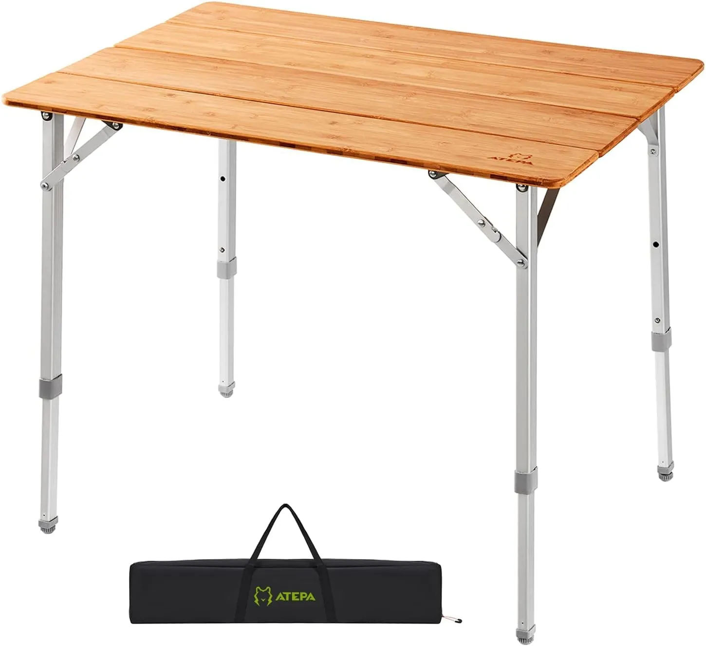ATEPA BAMBOO Small Bamboo Table 4-Folded