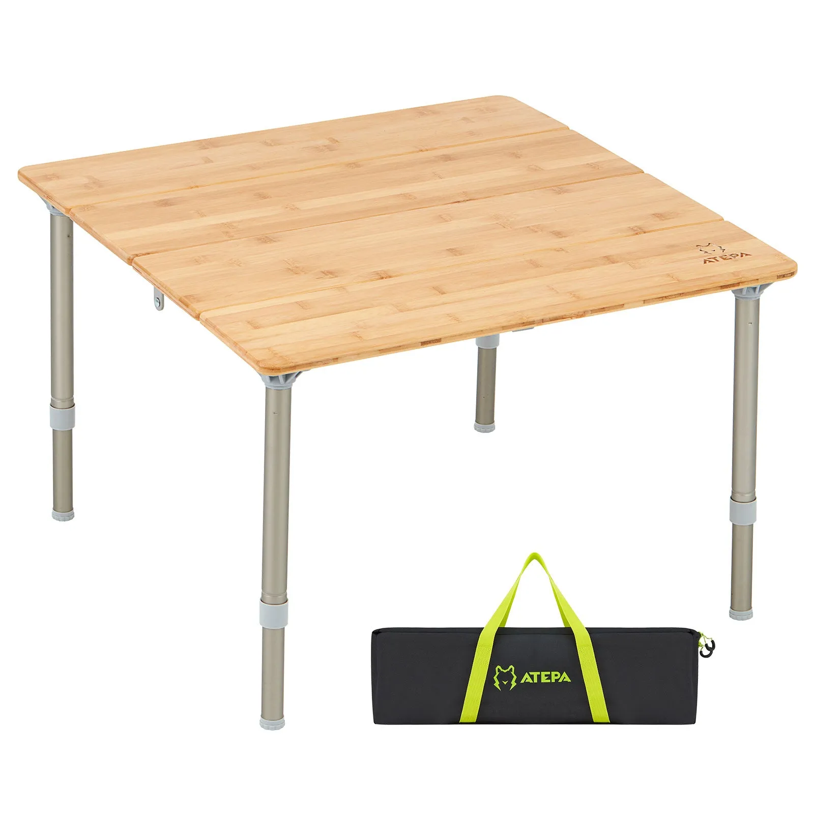 ATEPA BAMBOO Small Bamboo Table 4-Folded
