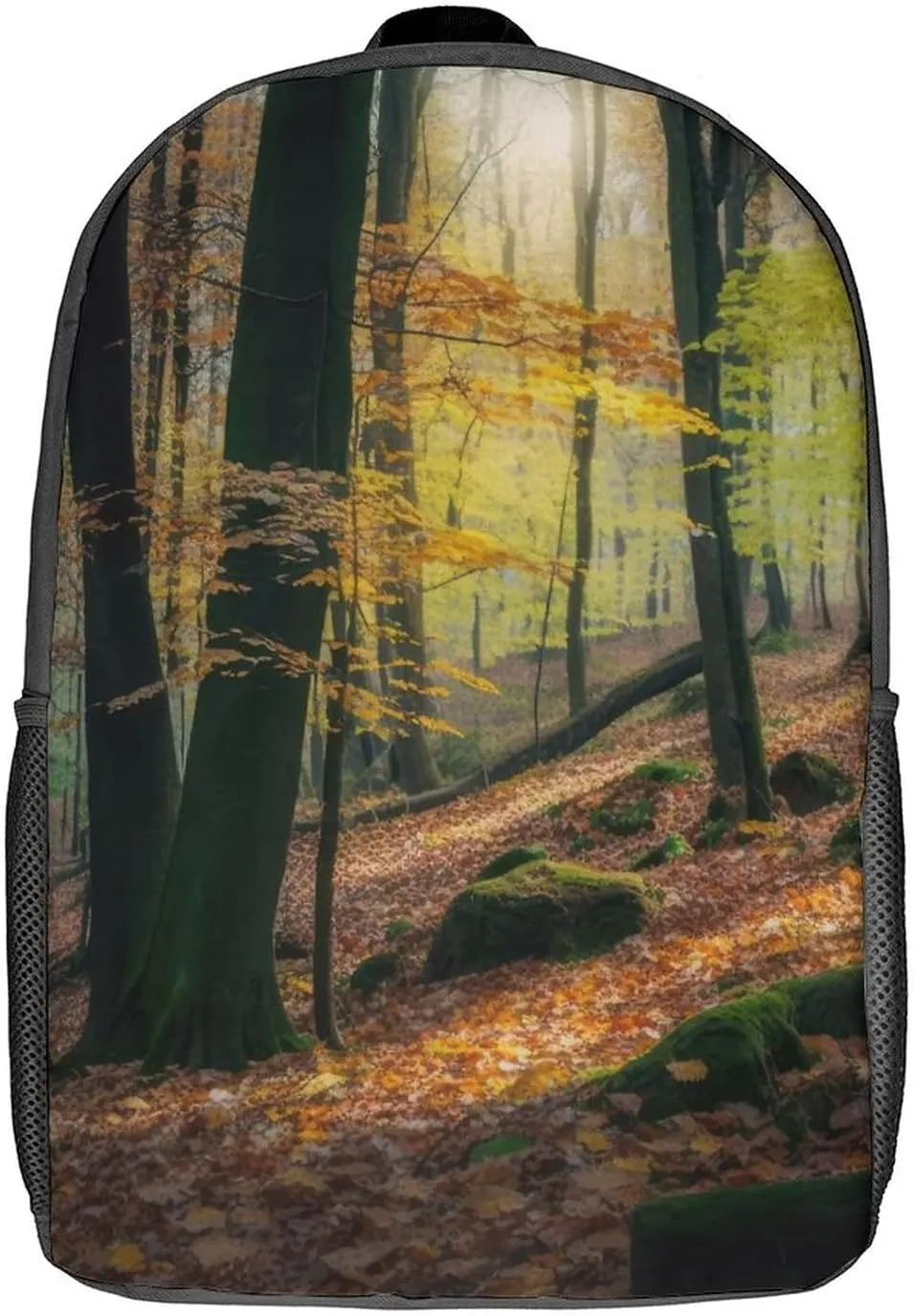Autumn Forest Trees And Leaves Backpack with Adjustable Straps, Suitable for Travel Picnics Activities