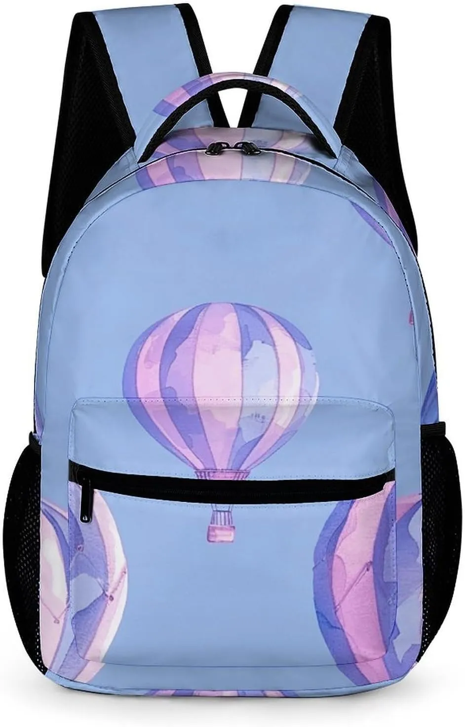 Backpack for Men Women Laptop Backpack Blue Hot Air Balloon Casual Daypack Laptop Bag for Travel