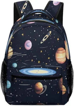 Backpack for Men Women,Solar Family Print Stylish Backpacks,Business Travel Backpack,Unisex Multi-functional Backpacks