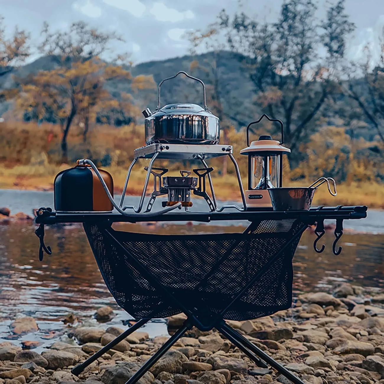 Backpacking/Camping/Hiking/Picnic/Traveling/Fishing Camp Grill with Foldable Legs-304 Stainless Steel Grill Grate for Gas Stove-Ultralight mini Campfire Stand-Portable Grill Grid for (silvery,2)