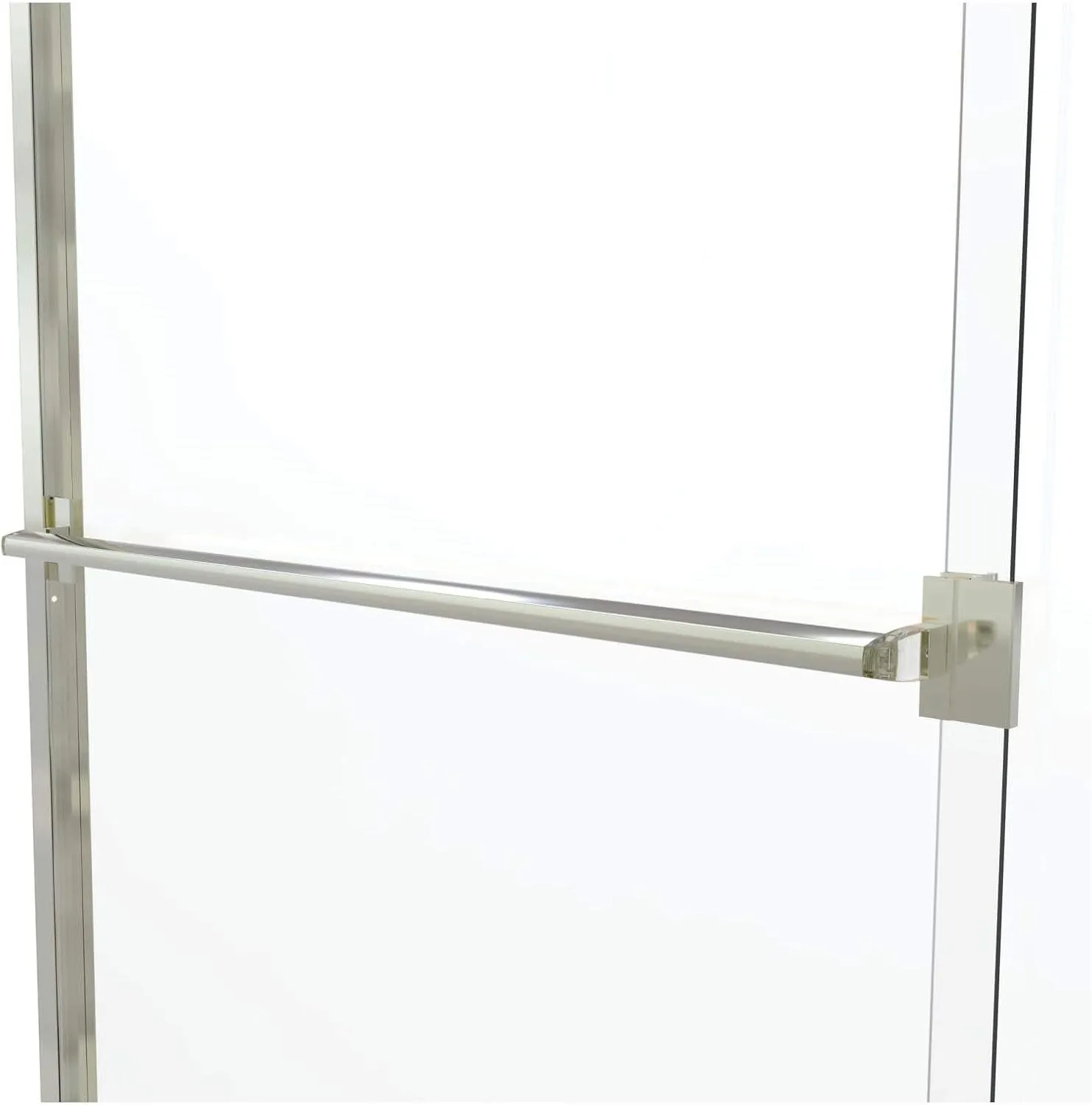 Basco Classic Sliding Shower Door, Fits 44-47 inch opening, Rain Glass, Oil Rubbed Bronze Finish