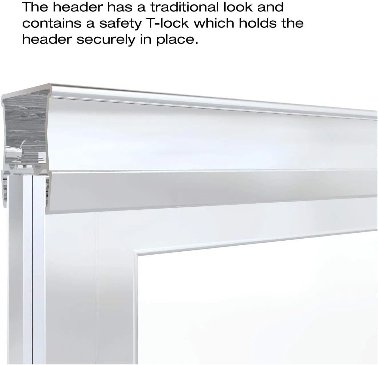 Basco Deluxe Framed Sliding Shower Door, Fits 45-47 inch opening, Obscure Glass, Brushed Nickel Finish