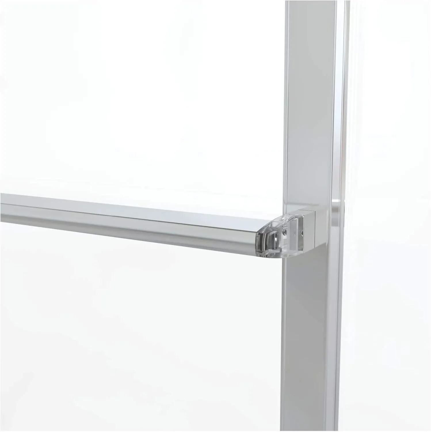 Basco Deluxe Framed Sliding Shower Door, Fits 45-47 inch opening, Obscure Glass, Brushed Nickel Finish