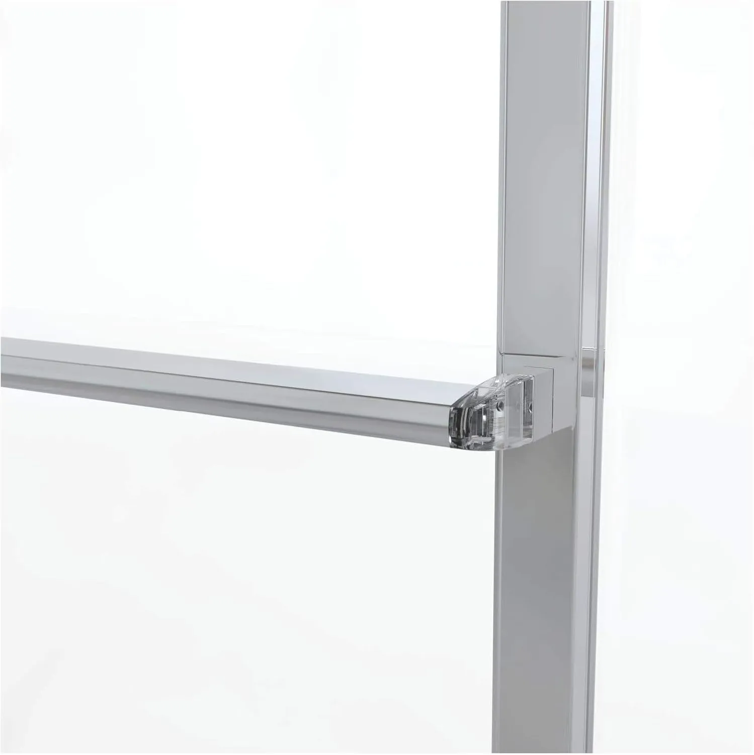 Basco Deluxe Framed Sliding Shower Door, Fits 45-47 inch opening, Obscure Glass, Brushed Nickel Finish