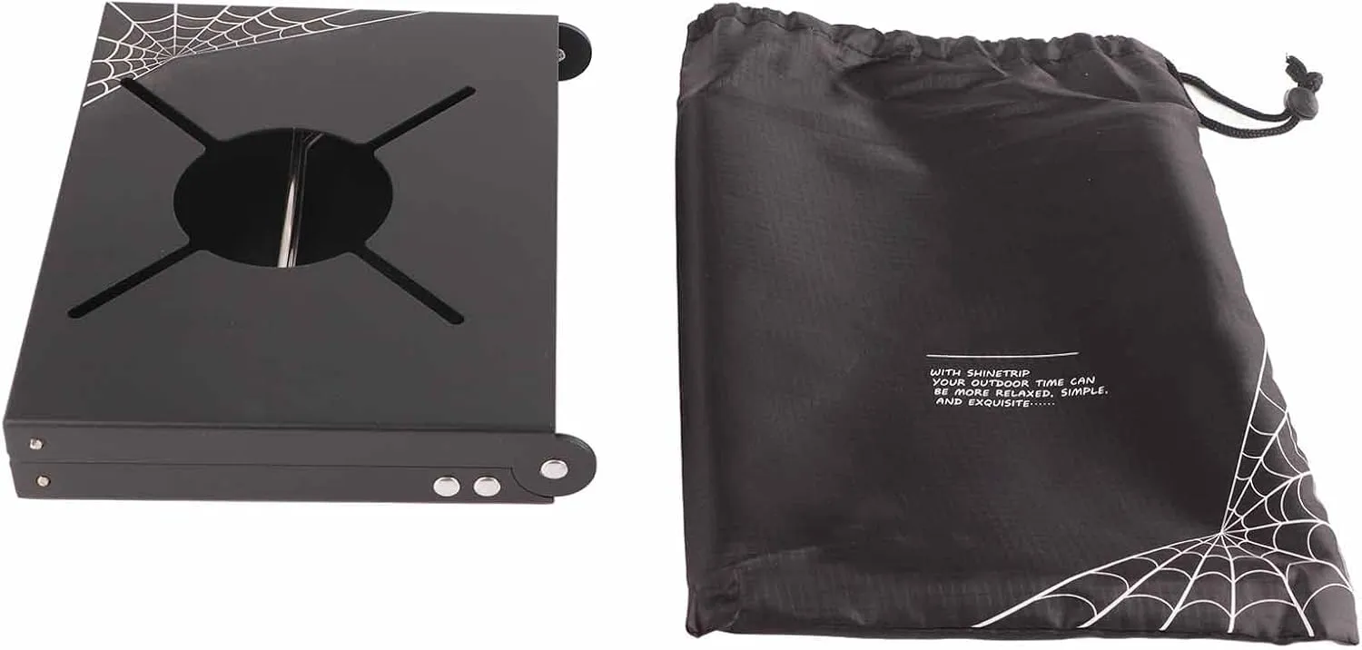 BBQ Accessories Picnic Table Aluminum Alloy Foldable Portable Mini Camping Stove Table with Storage Bag for Outdoor for Picnics and Camping Gifts for Dad Gifts