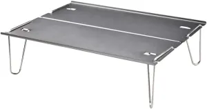 BESPORTBLE Portable Picnic Table Camping BBQ Table Aluminum Folding Travel Dinner Desk
