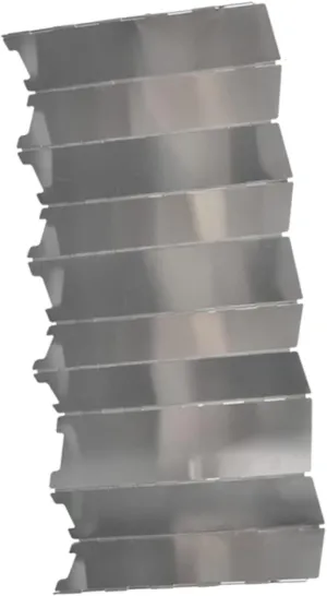 BESPORTBLE Portable Wind Deflector 10 Aluminum Plates Camping Stove Windscreen Folding Lightweight for Outdoor Use