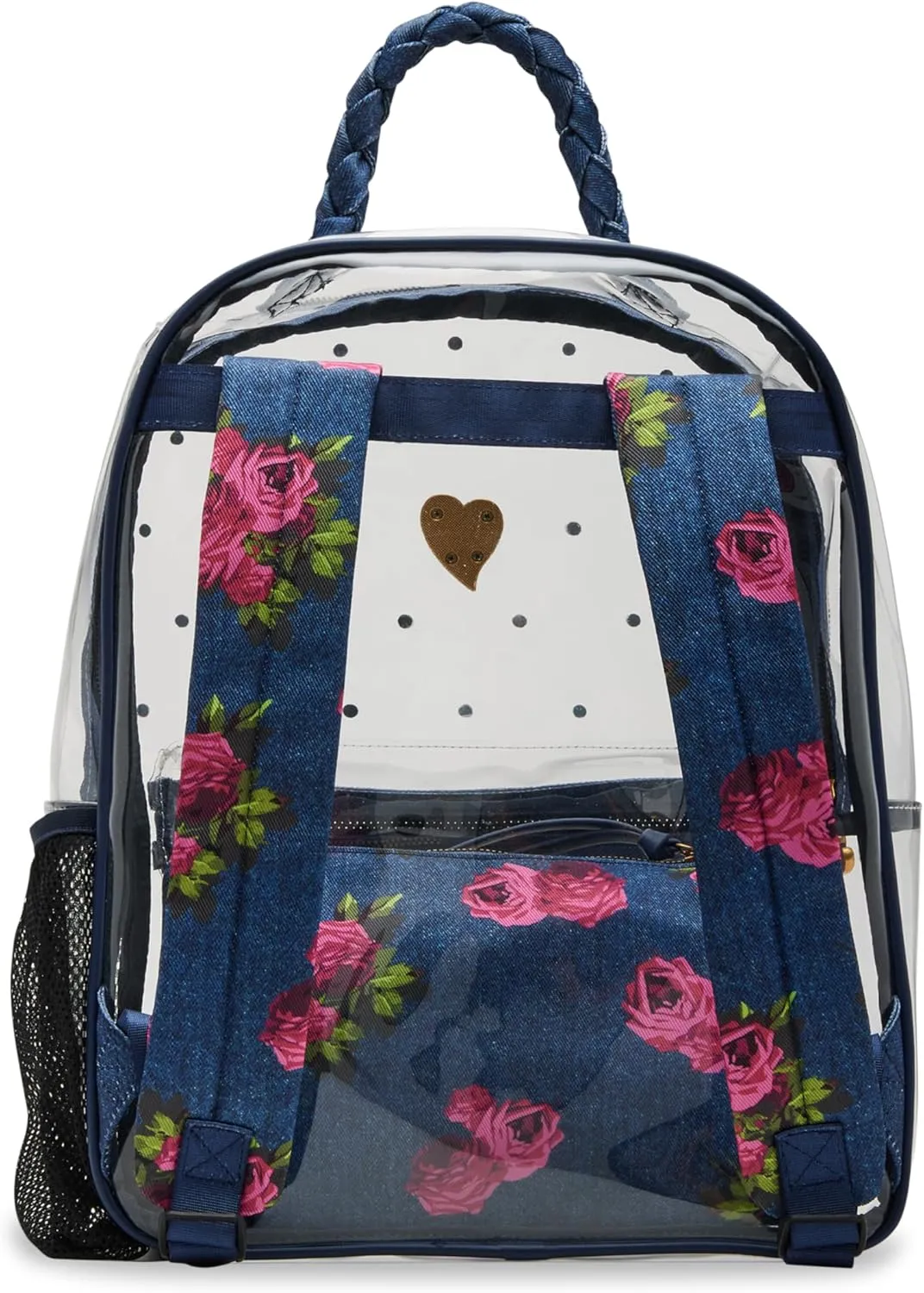 Betsey Johnson Large Clear Backpack, Blue