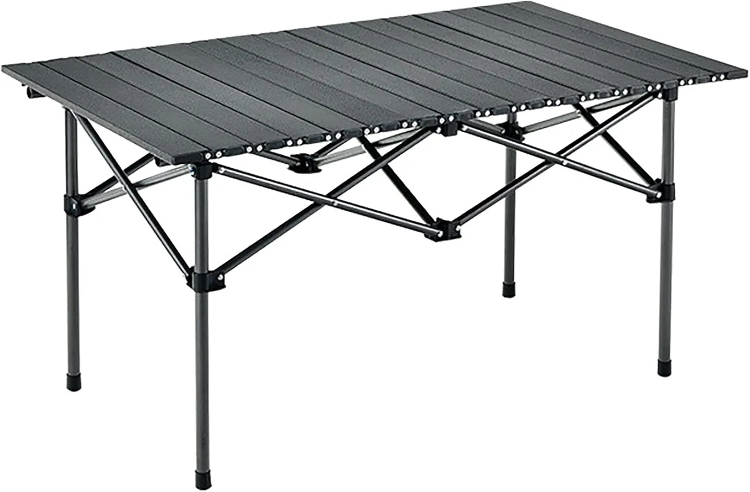 BK&MF Aluminum Folding Camping Table,Portable Ultralight Outdoor Picnic Camping Table Compact Roll-up Table with Carry Bag for Camping Picnic Beach,C,95x55x50cm(37x22x20inch)