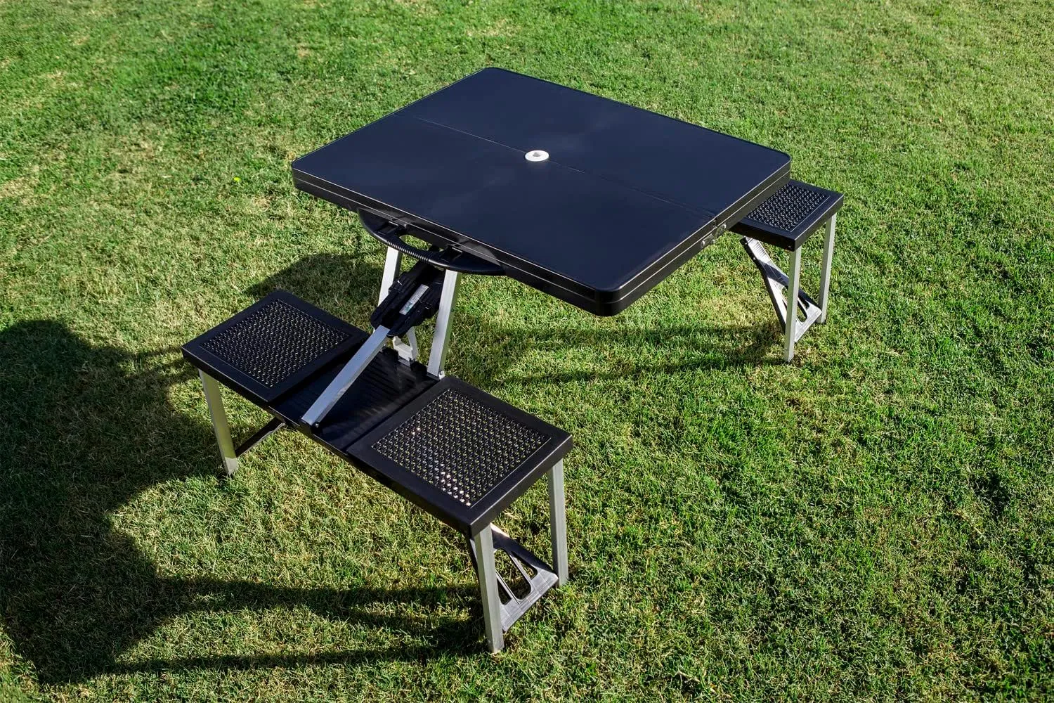 Black Los Angeles Rams Field Portable Picnic Table