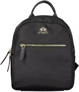 Black Nylon Women's Backpack