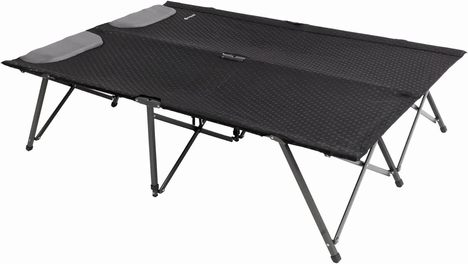 Black posadas Foldaway Bed Double Foldable Camp Bed