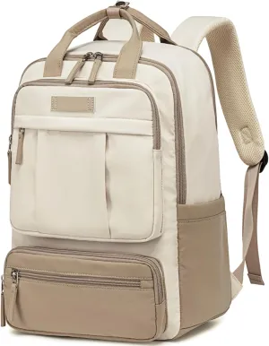 Bluboon Laptop Backpack for Women Waterproof Carry On Backpack Work Business Travel Bookbag Fashion College Schoolbag Fits 15.6 Inch Laptop Bag