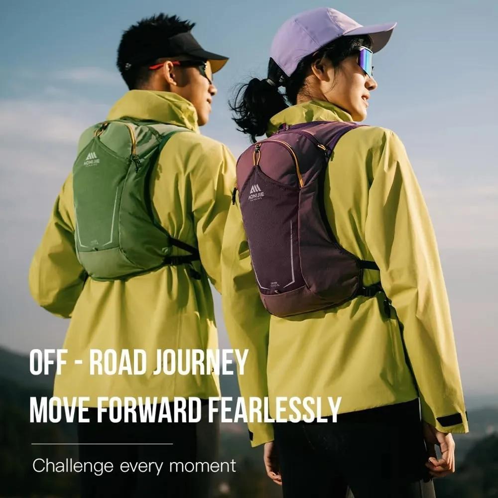 BlueField 8L Hydration Pack Running Vest Breathable and Lightweight Water Backpack with Multi-Pocket Design for Outdoor Sports