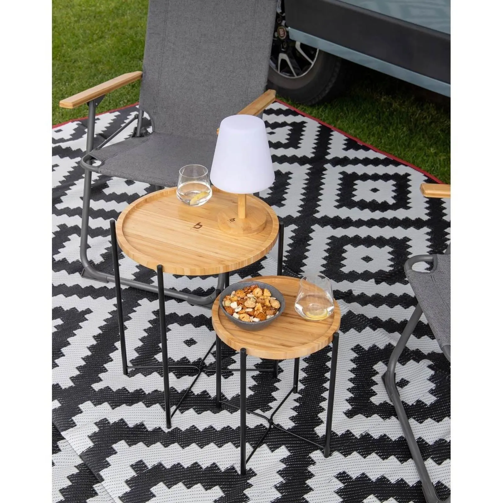Bo-Camp Urban Collection Side Table Carnaby M Bamboo