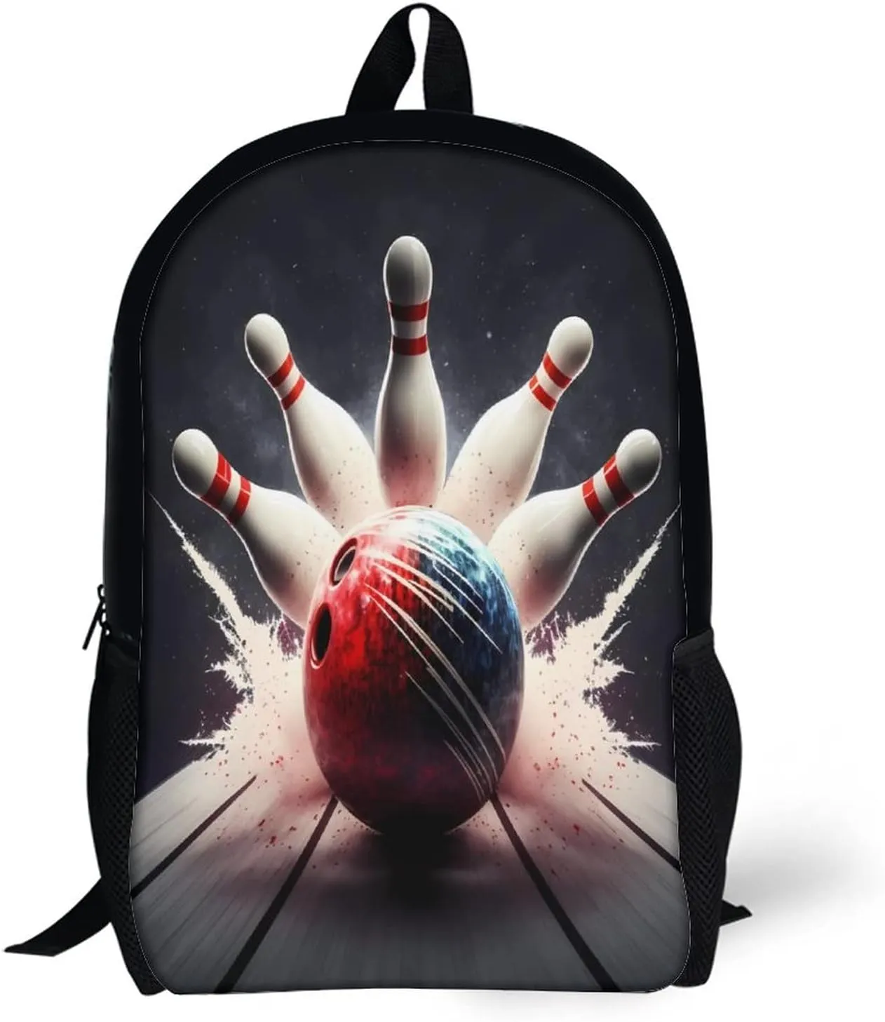 Bowling Ball Sport Backpack with Adjustable Straps, Suitable for Travel Picnics Activities