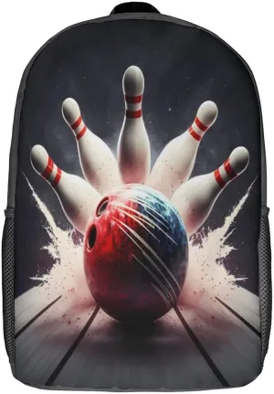 Bowling Ball Sport Backpack with Adjustable Straps, Suitable for Travel Picnics Activities