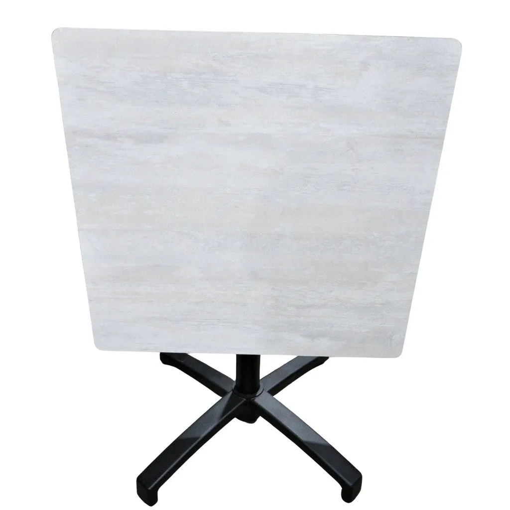 Cafe Table Foldable White