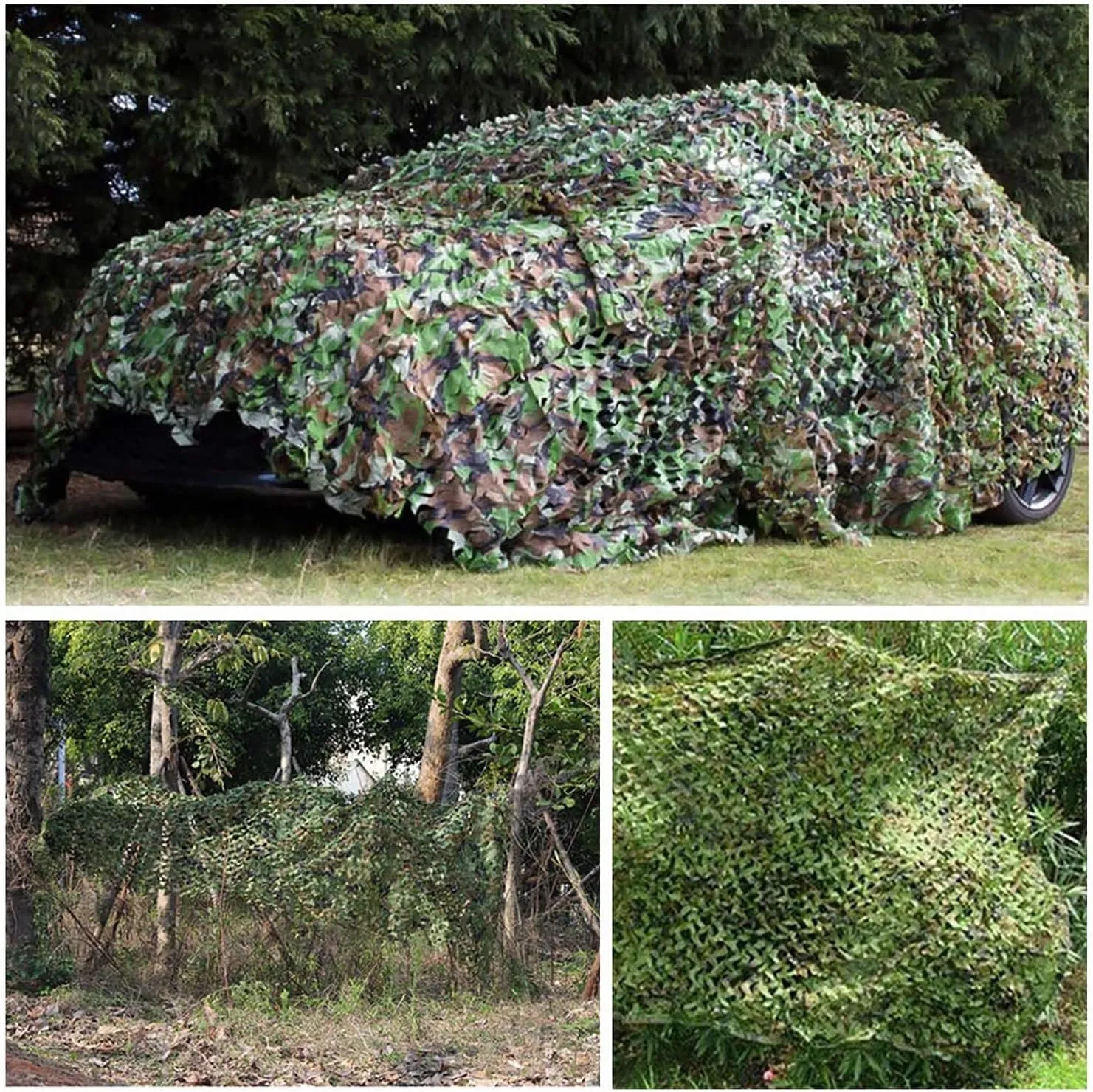 Camouflage Netting Army Camo Net Camo Tarp Camp Netting Garden Sunshade for Military Theme Shooting Decoration Sunshade Camping and Building Shelters