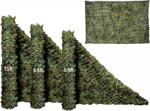 Camouflage Netting Army Camo Net Camo Tarp Camp Netting Garden Sunshade for Military Theme Shooting Decoration Sunshade Camping and Building Shelters