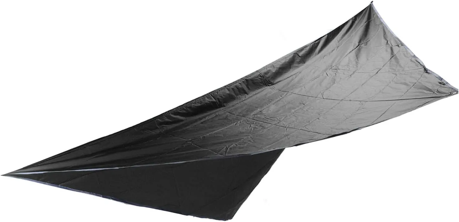 Camp Body, Cold Sunscreen Camping Tarp to Camp for The Beach (Black)