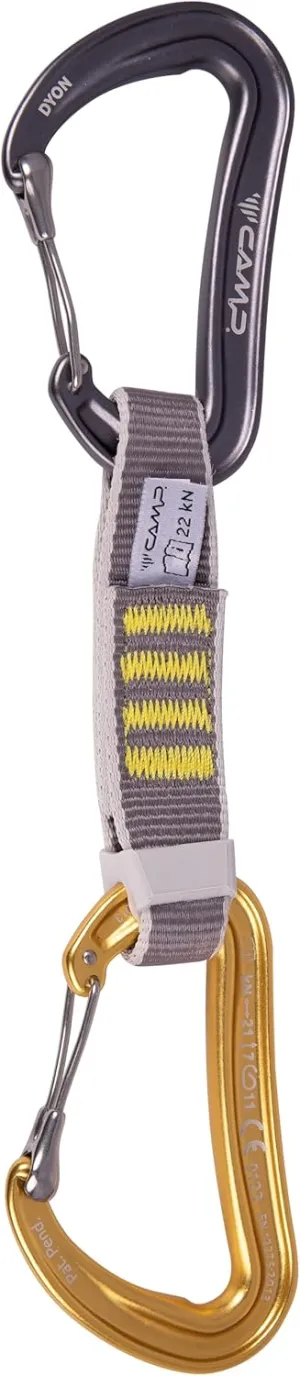 CAMP Dyon Express KS (12 cm), Yellow/Gun metal