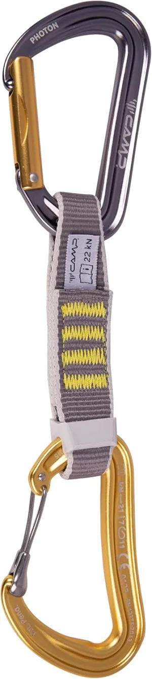 CAMP Dyon Mixed Express KS (12 cm), Yellow/Grey