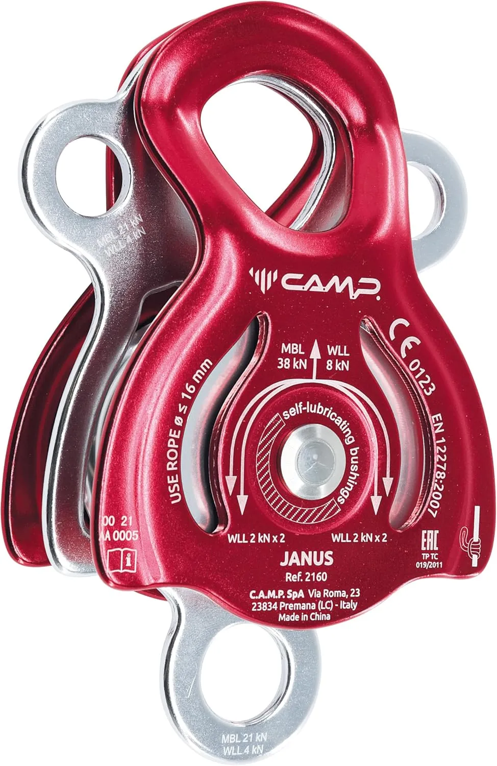 CAMP Janus Double Pulley - Large