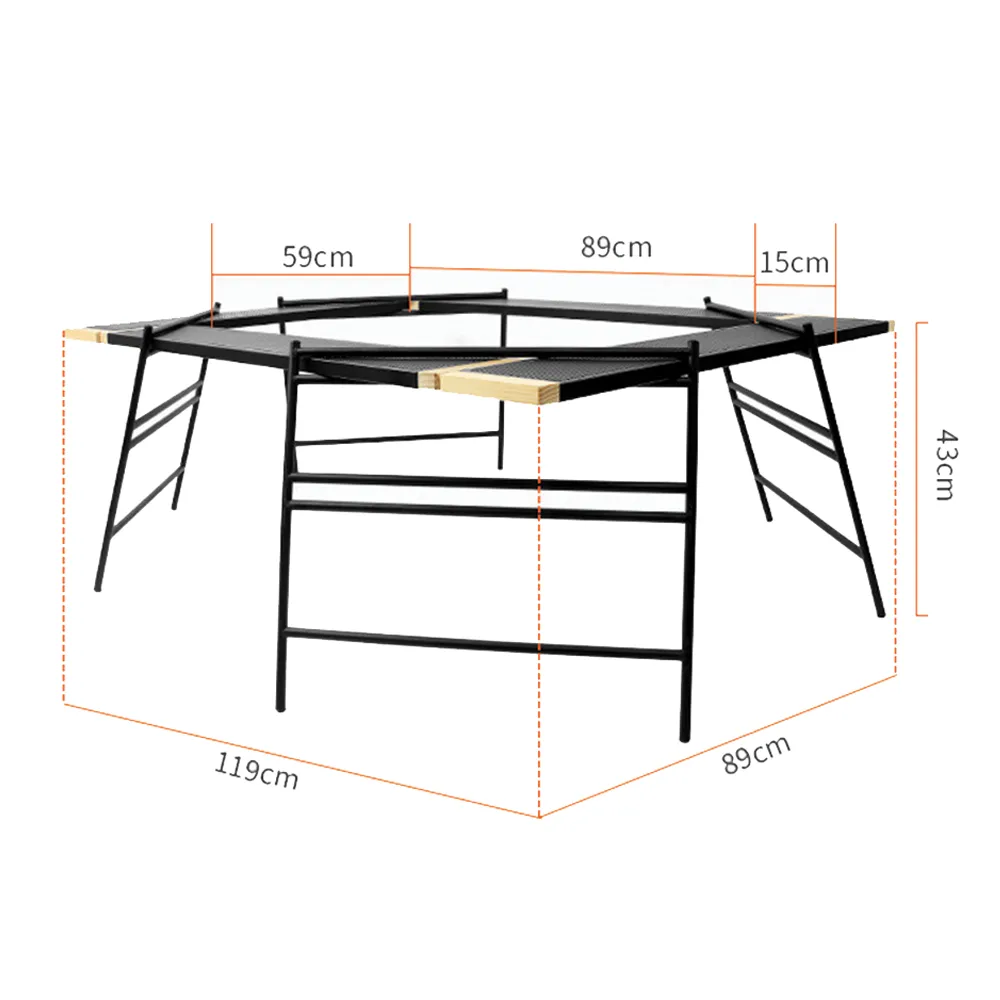 Camp Leader Portable and Multiple Function BBQ Table
