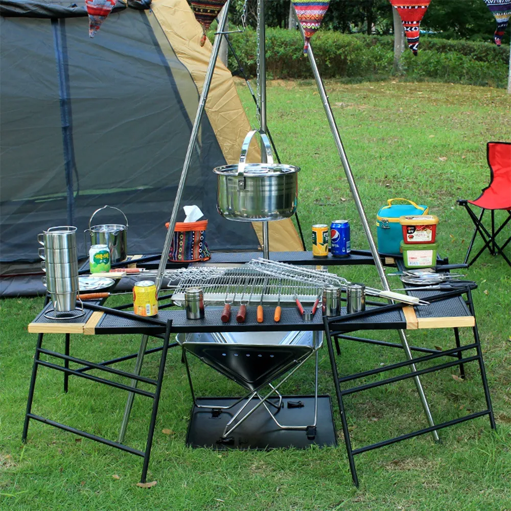 Camp Leader Portable and Multiple Function BBQ Table