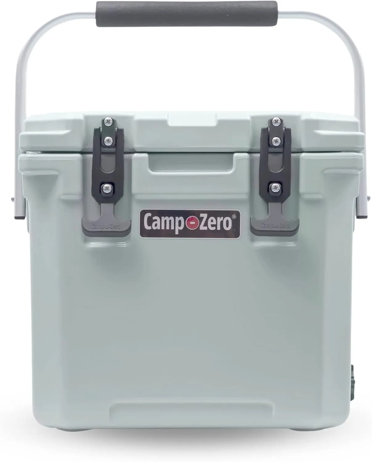 CAMP-ZERO 12L-12.6 Quart Portable Hard Cooler Ice Chest, Perfect for Drinks, Lunch, Beach, Picnics, Boating, Camping and Travel with 2 Molded-in Cup Holders and Folding Aluminum Handle